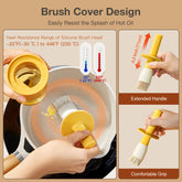 Easy to Use Glass Oil Dispenser Bottle yellow